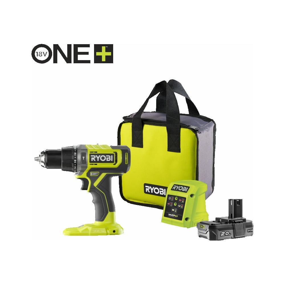 Ударная дрель-шуруповерт Ryobi 18В RPD181-220S 5133005570 - выгодная ...