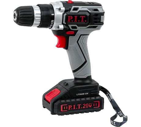 Аккумуляторная дрель-шуруповерт P.I.T. 20 В, 1.5 Ач PSR18-D3
