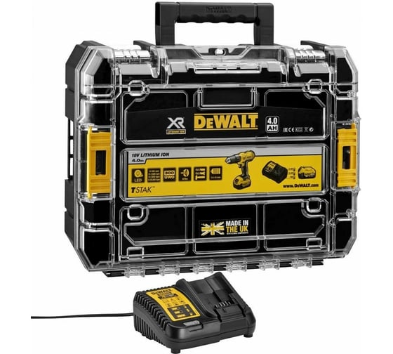 Аккумуляторная ударная дрель-шуруповерт DEWALT 18В DCD776M1T-QW 5