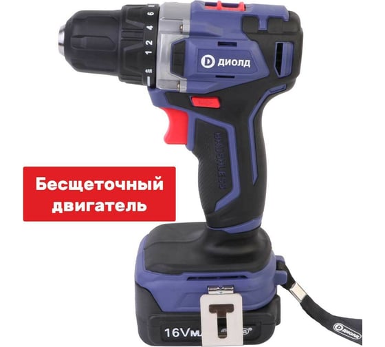 Аккумуляторная дрель-шуруповерт ДИОЛД ДЭА-16Л-08 10022155