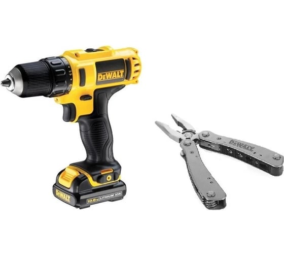 Аккумуляторная дрель-шуруповерт DEWALT DCD710C2P-KS
