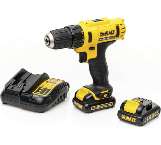 Аккумуляторная дрель-шуруповерт DEWALT DCD710C2P-KS