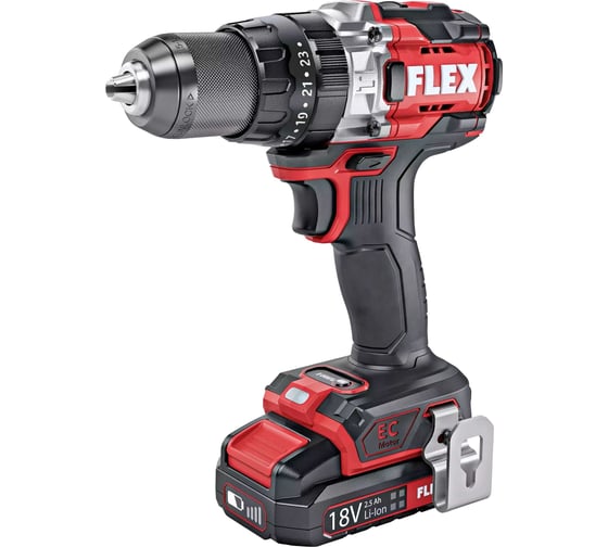 Двухскоростная аккумуляторная ударная дрель FLEX PD 2G 18.0-EC-HD C 515698