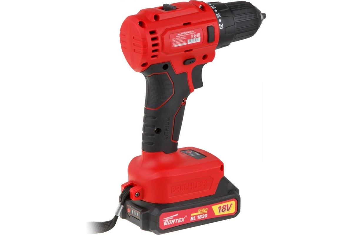 Аккумуляторная дрель-шуруповерт WORTEX BD2025DLi1029 - выгодная цена ...