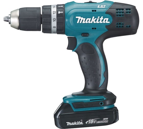 Аккумуляторная ударная дрель-шуруповерт Makita BHP453SHE