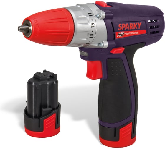 Аккумуляторная дрель Sparky BR2 10.8Li HD 1
