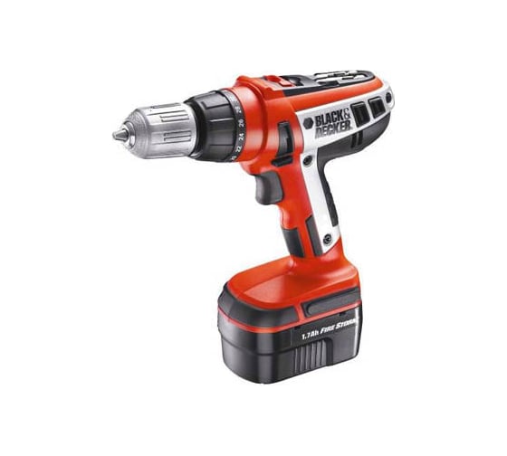 Аккумуляторная дрель-шуруповерт Black Decker HP146 F3B