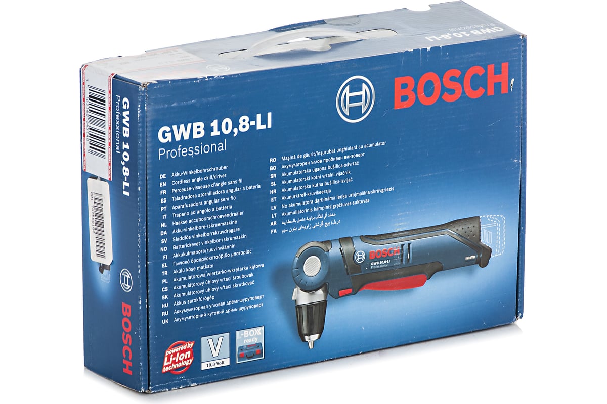 Perceuse visseuse d'angle GWB 12V-10 solo en L-Boxx Bosch
