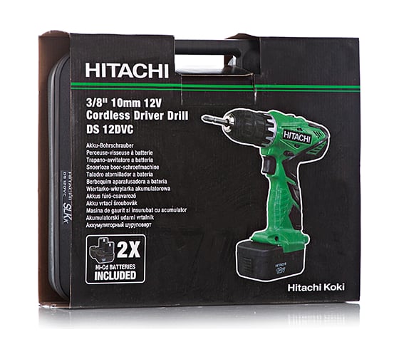 Аккумуляторный шуруповерт HITACHI DS12DVC