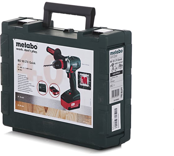 Аккумуляторный винтоверт Metabo BS 18 LTX Quick 602109610