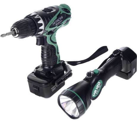 Аккумуляторная дрель-шуруповерт Hitachi DS12DVF3-TB