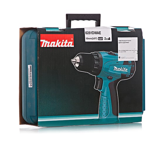 Аккумуляторная дрель-шуруповерт Makita 6281DWAE