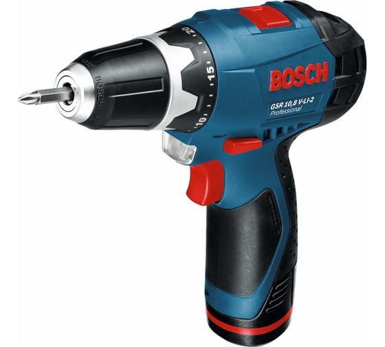 Аккумуляторная дрель Bosch GSR 10.8 V-LI-2 0.601.868.000 1
