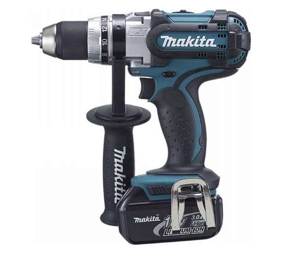 Аккумуляторная дрель шуруповерт Makita LXT BDF 454 RFE