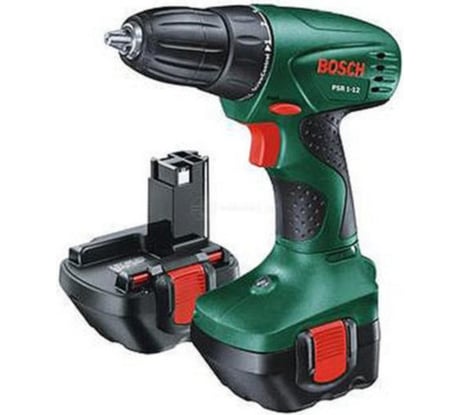 Шуруповерт Bosch PSR 1-12 + 2 аккумулятора 0.603.955.528