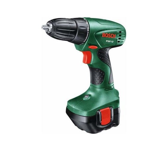 Аккумуляторный шуруповерт Bosch PSR 12 + 59 шт. Accessory-Set 0.603.955.50W
