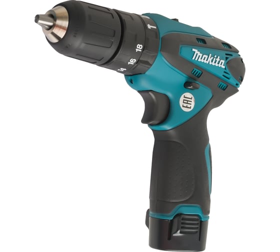 Аккумуляторная ударная дрель-шуруповерт Makita HP330DWE 1