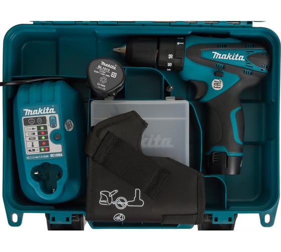 Аккумуляторная ударная дрель-шуруповерт Makita HP330DWE