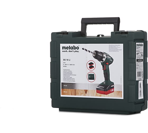 Аккумуляторный винтовёрт Metabo BS 18 Li 602116550
