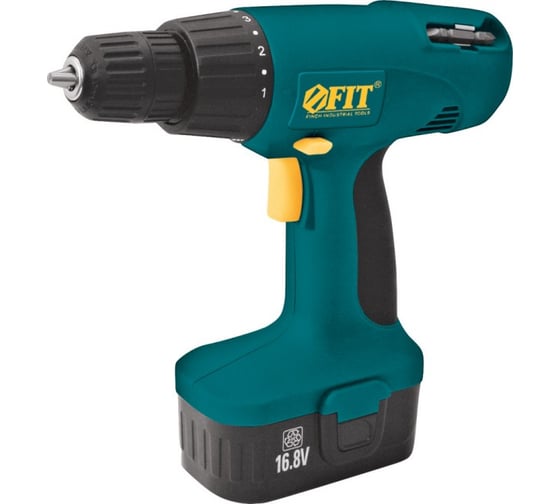 Аккумуляторная дрель-шуруповерт FIT CD-16C 80184