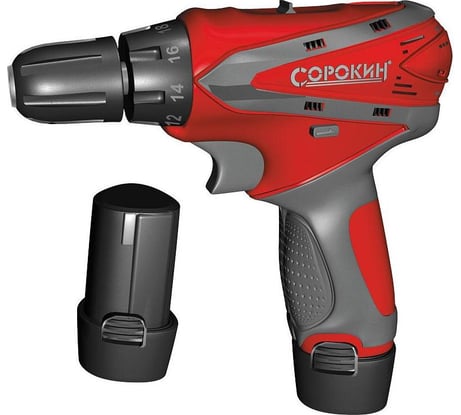 Аккумуляторная дрель-шуруповерт Сорокин 29.210