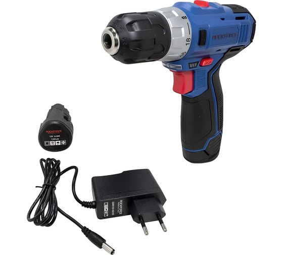 Аккумуляторная дрель-шуруповерт ROCKFORCE 12V RF-BT-CD11-A1 12V(50518)