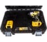 Бесщеточный импульсный шуруповерт DEWALT 18 В XR батарея POWERSTACK, чемодан TSTAK DCF840E1T-XJ 21