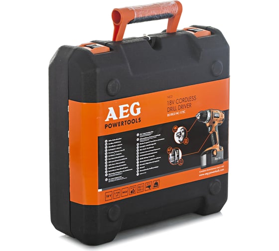 Аккумуляторная дрель-шуруповерт AEG BS 18G2 NC-172C 433940