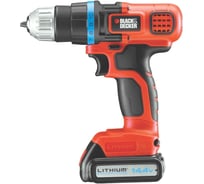 Аккумуляторная дрель-шуруповерт Black+DECKER EGBL14KB