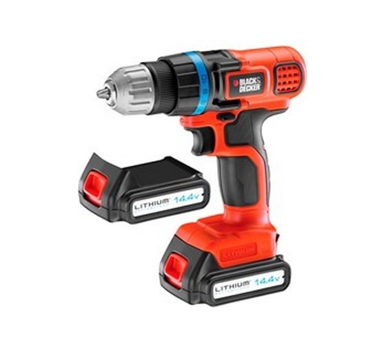 Аккумуляторная дрель-шуруповерт Black+DECKER EGBL14KB