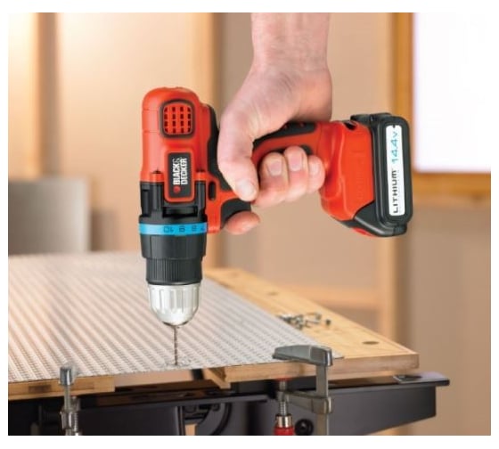 Аккумуляторная дрель-шуруповерт Black+DECKER EGBL14KB