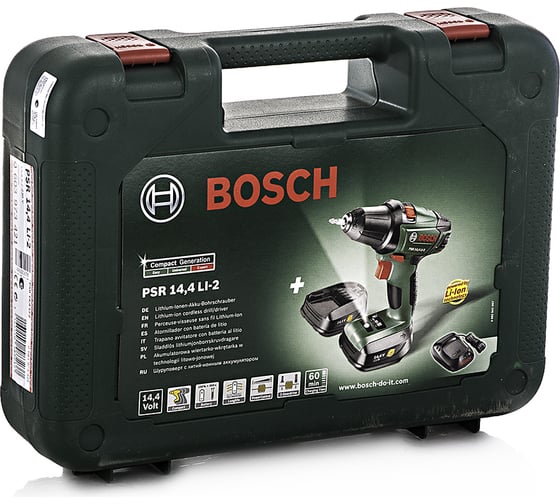 Аккумуляторная дрель-шуруповерт Bosch PSR 14,4 LI-2 Nano 0.603.973.421