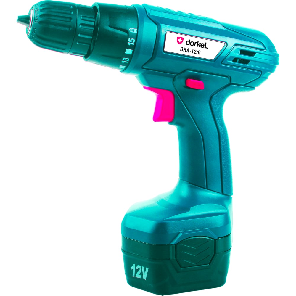 Аккумуляторная дрель-шуруповерт DORKEL DRA-12/6 DR-3102 - выгодная цена ...