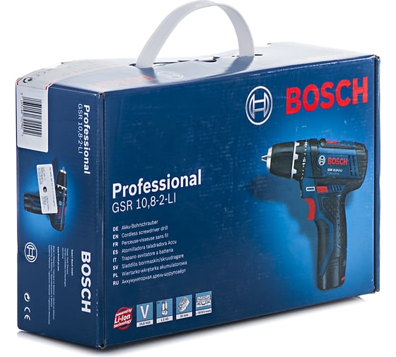 Аккумуляторная дрель-шуруповерт Bosch GSR 10.8-2-LI 0.601.868.107