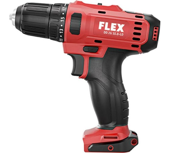 Двухскоростной аккумуляторный шуруповерт FLEX DD 2G 10.8-LDBC/2.5 516155