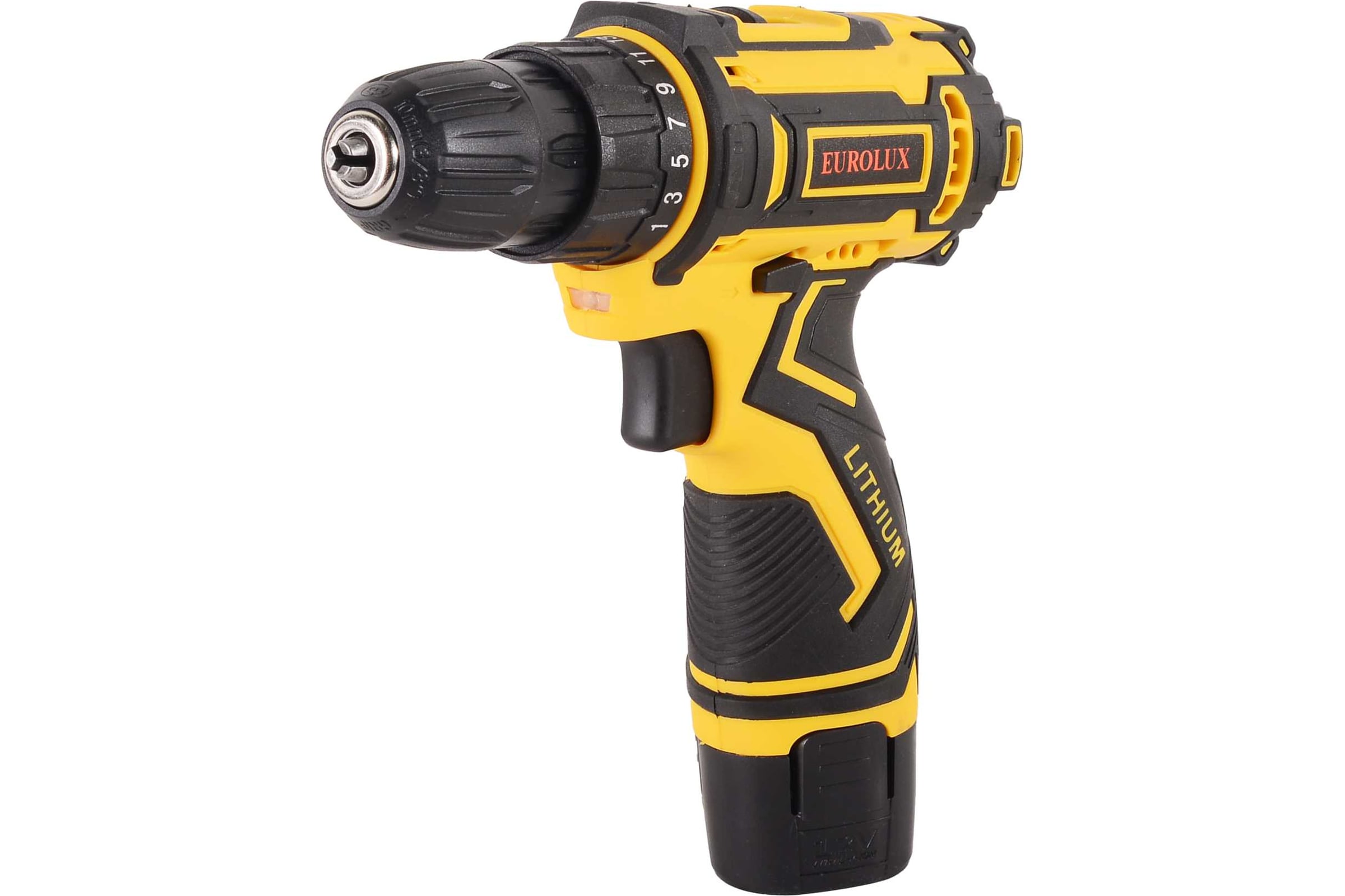 Аккумуляторнаядрель-шуруповертEuroluxДА-12/2Li72/14/38