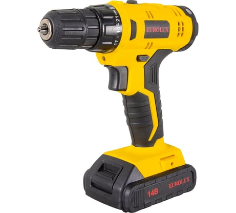 Аккумуляторная дрель-шуруповерт Eurolux ДА-14/2Li 72/14/39