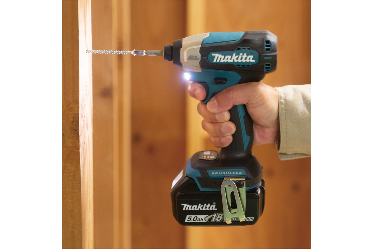 Аккумуляторный ударный шуруповерт Makita 18В, BL, XPT, Li-ion, 140 Нм ...
