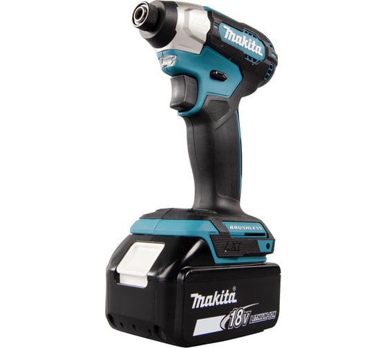 Аккумуляторный ударный шуруповерт Makita 18В, BL, XPT, Li-ion, 140 Нм, 2 скорости DTD157RTJ