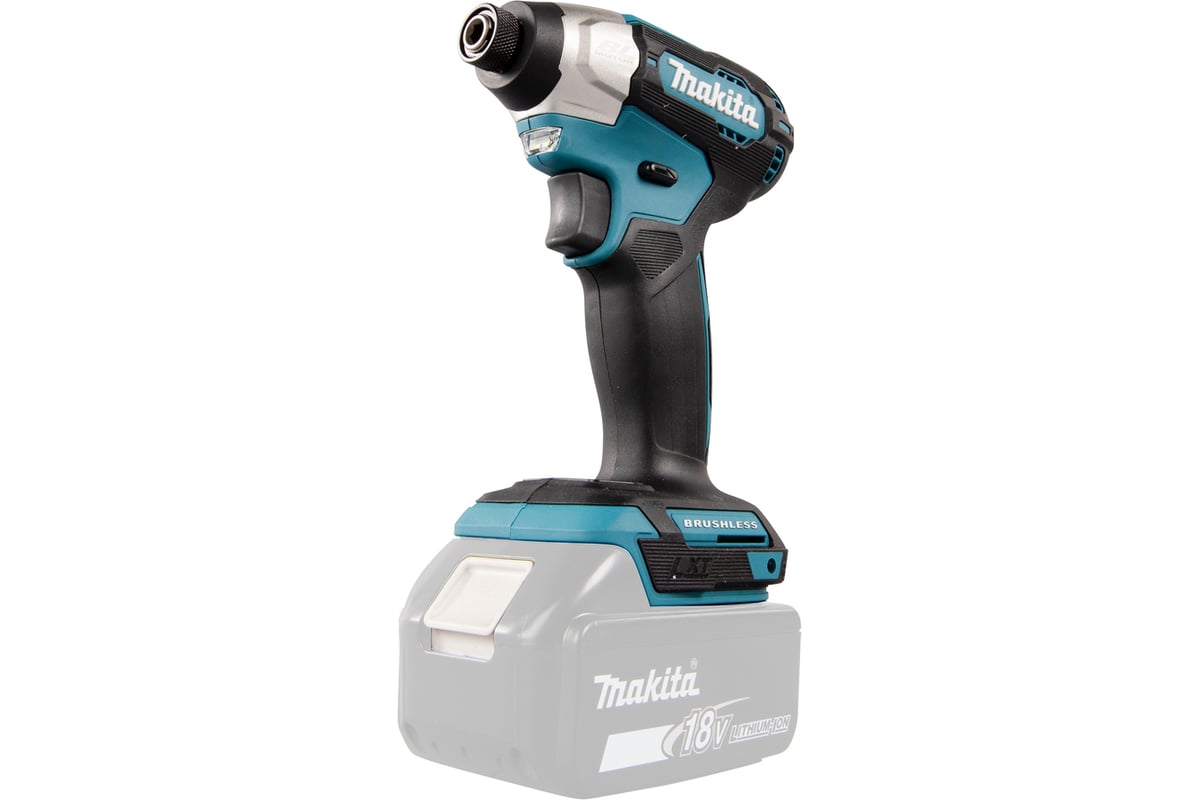 Аккумуляторный ударный шуруповерт Makita 18В, BL, XPT, Li-ion, 140 Нм  DTD157Z - выгодная цена, отзывы, характеристики, фото - купить в Москве и РФ