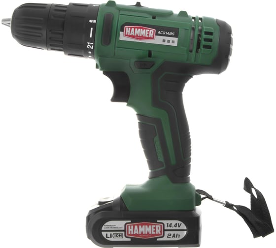 Аккумуляторная дрель Hammer ACD14BS 14.4B 14289