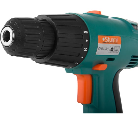 Аккумуляторная дрель-шуруповерт Sturm CD3118C