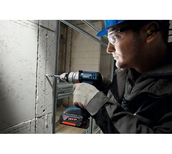 Аккумуляторная ударная дрель-шуруповерт Bosch GSB 18 VE-2-LI 0.601.859.S05
