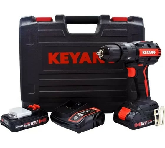Бесщеточный аккумуляторный шуруповерт KEYANG DD18BL-W (Set) - выгодная цена, отзывы, характеристики, 4 видео, фото - купить в Москве и РФ