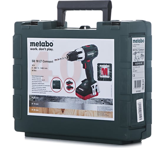 Аккумуляторный ударный винтоверт Metabo SB 18 LT Compact 602103550
