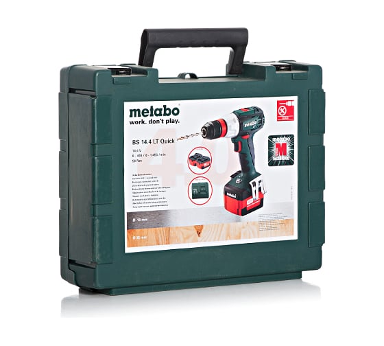 Аккумуляторный винтоверт Metabo BS 14.4 LT Quick 602101500