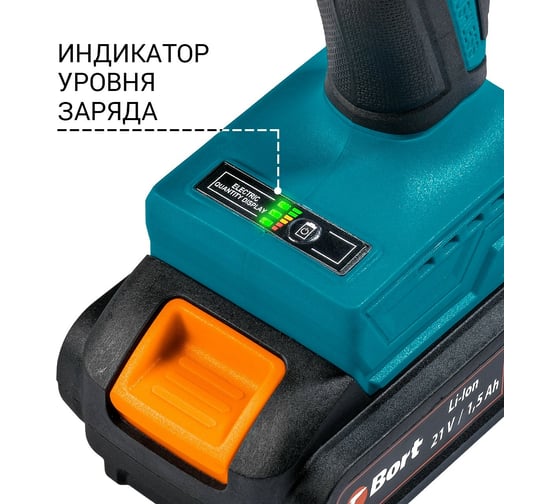 Аккумуляторная дрель-шуруповерт BORT BAB-21-BLK 93413526