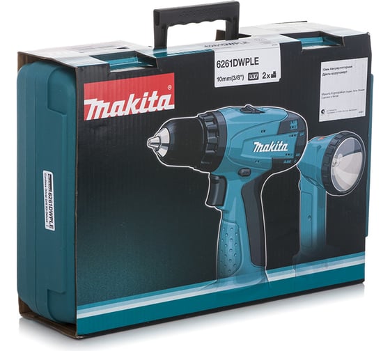 Аккумуляторная дрель-шуруповерт Makita 6261DWPLE