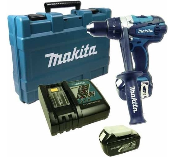 Аккумуляторная дрель-шуруповерт Makita LXT BDF458RFE
