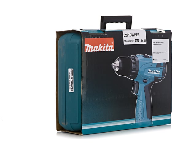 Аккумуляторная дрель-шуруповерт Makita 6271DWPE3